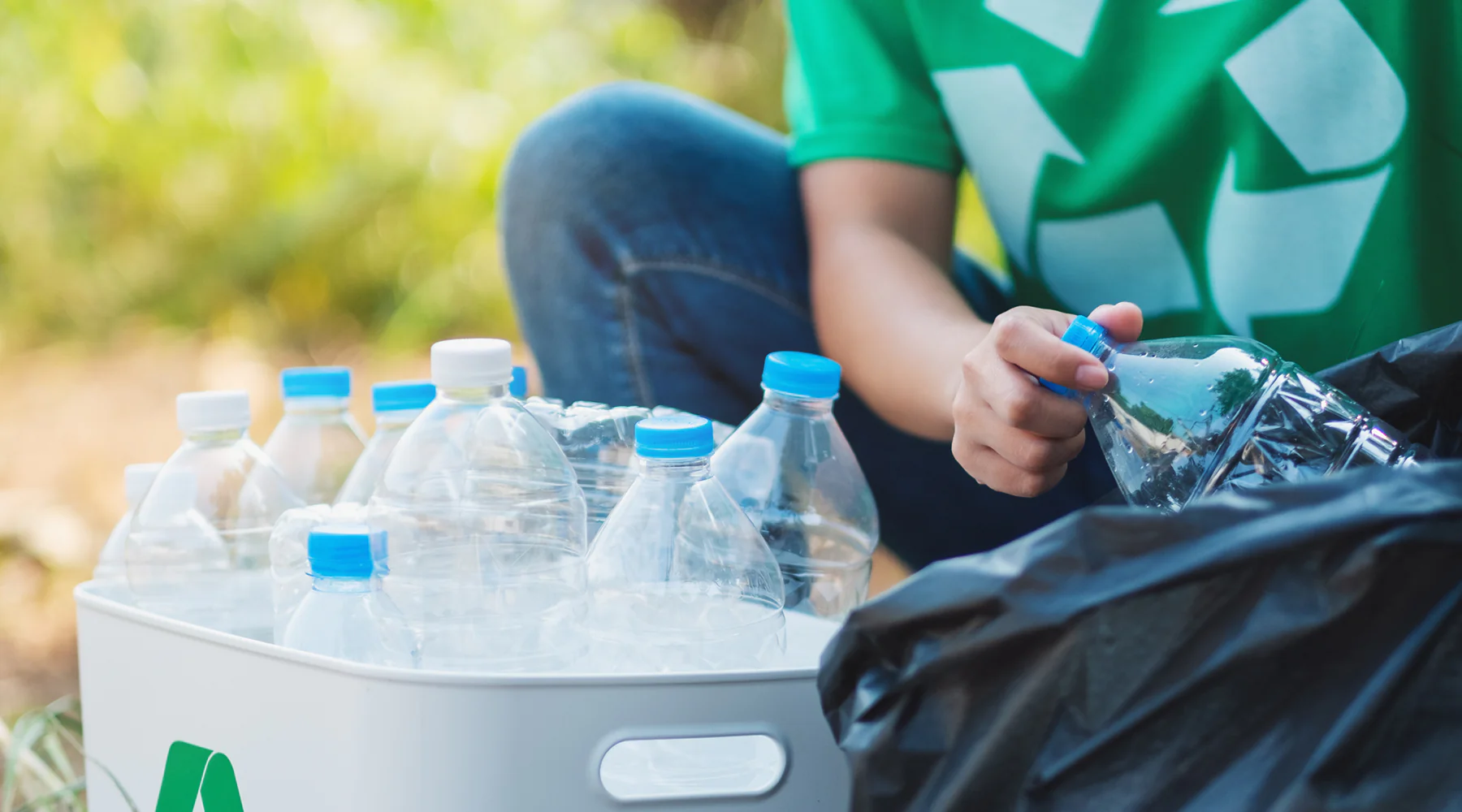 recycling bottles