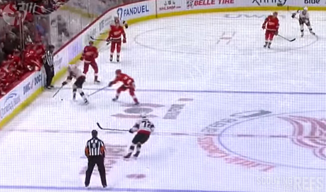 Trend visualization for sens score