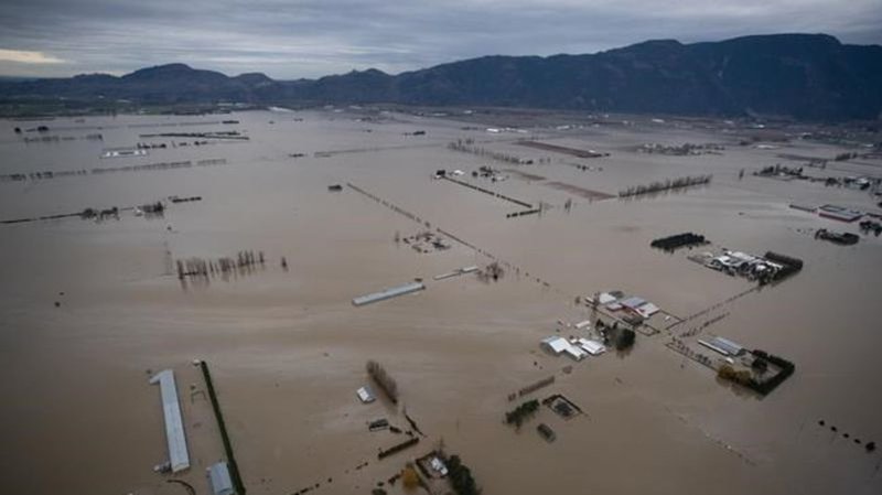 Trend visualization for southern fraser valley floods