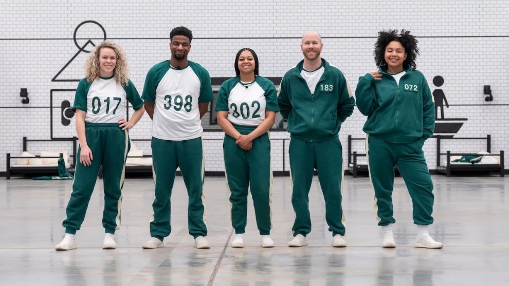 Trend visualization for squid games the challenge