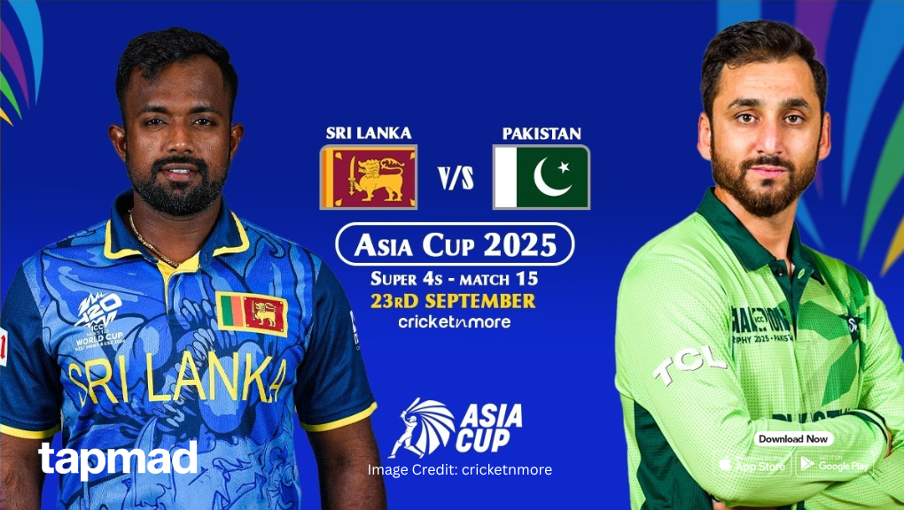 Trend visualization for sri lanka vs pakistan