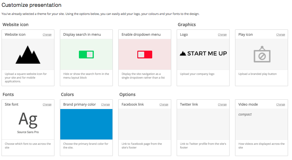 Theme Options