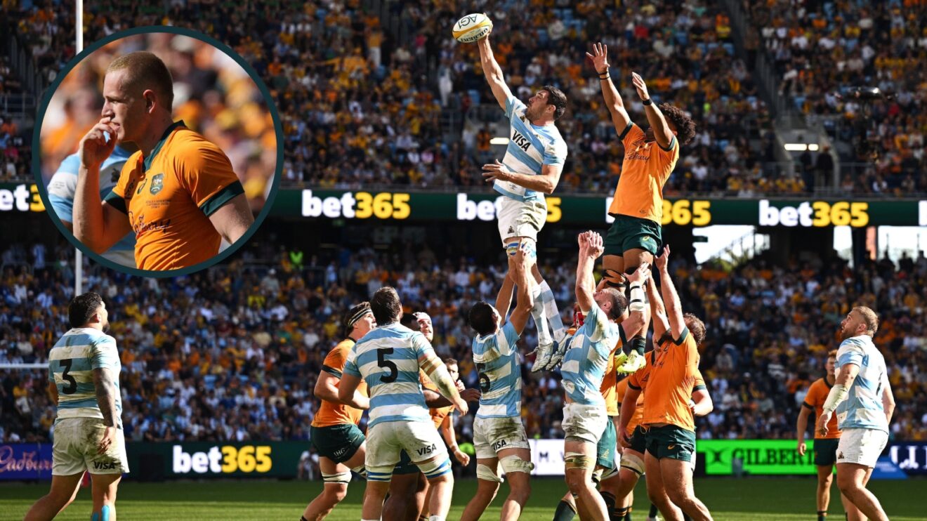 Trend visualization for wallabies vs argentina