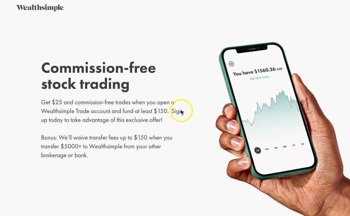 Trend visualization for wealthsimple
