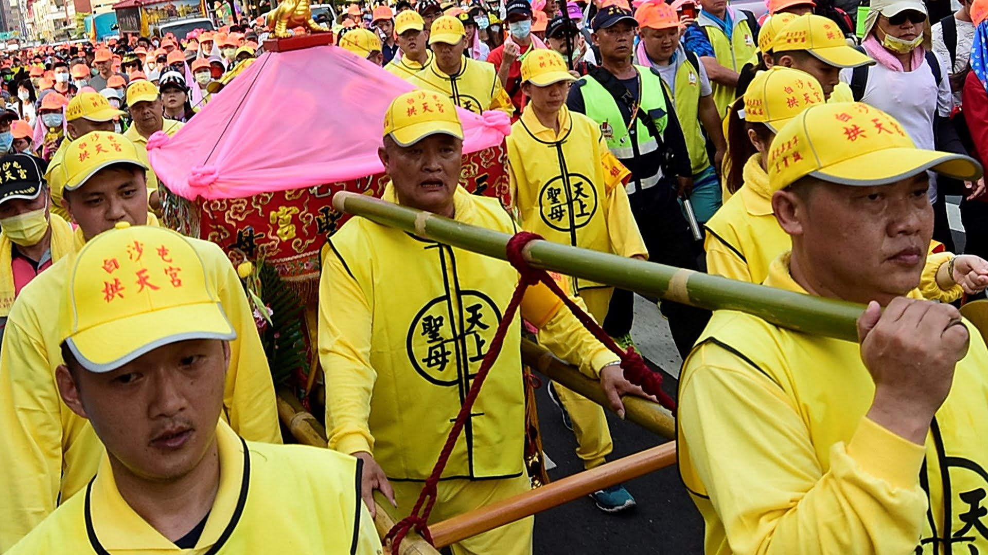 白沙屯媽祖進香隊伍