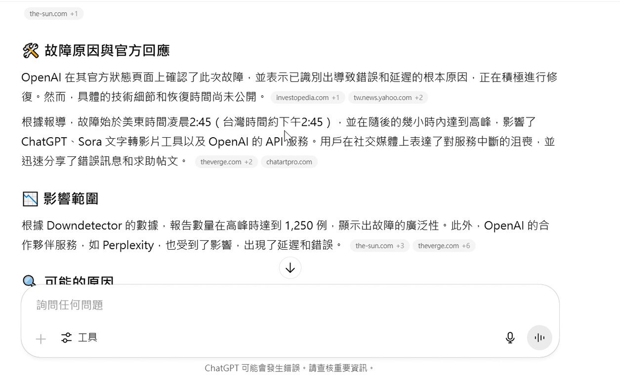 社群平台當機用戶抱怨